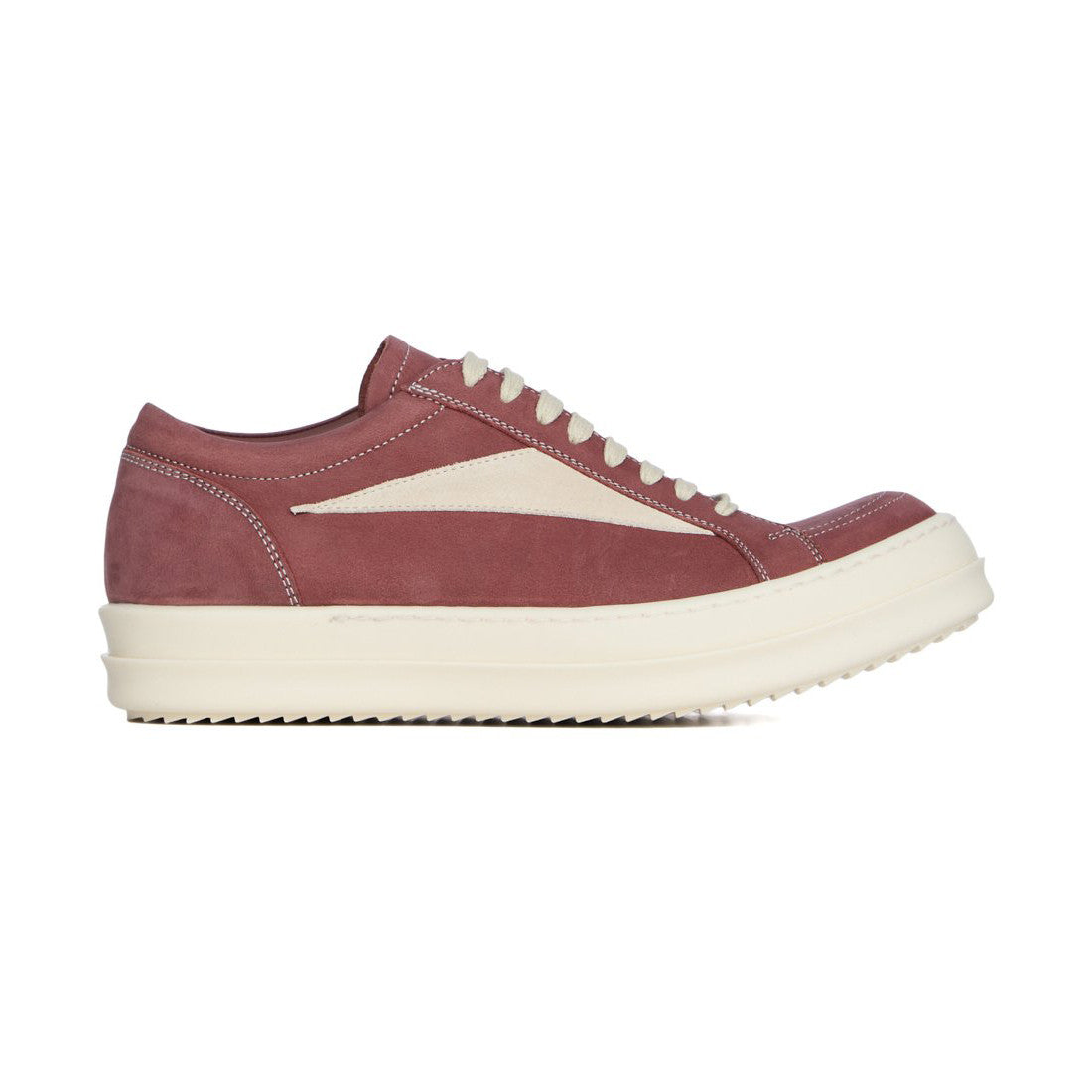 Rick Owens Men's And Women's Spring/Fall Fashion Casual Round Toe Lace Up Color Block Flat Low Top Sneakers Shoes #79449
