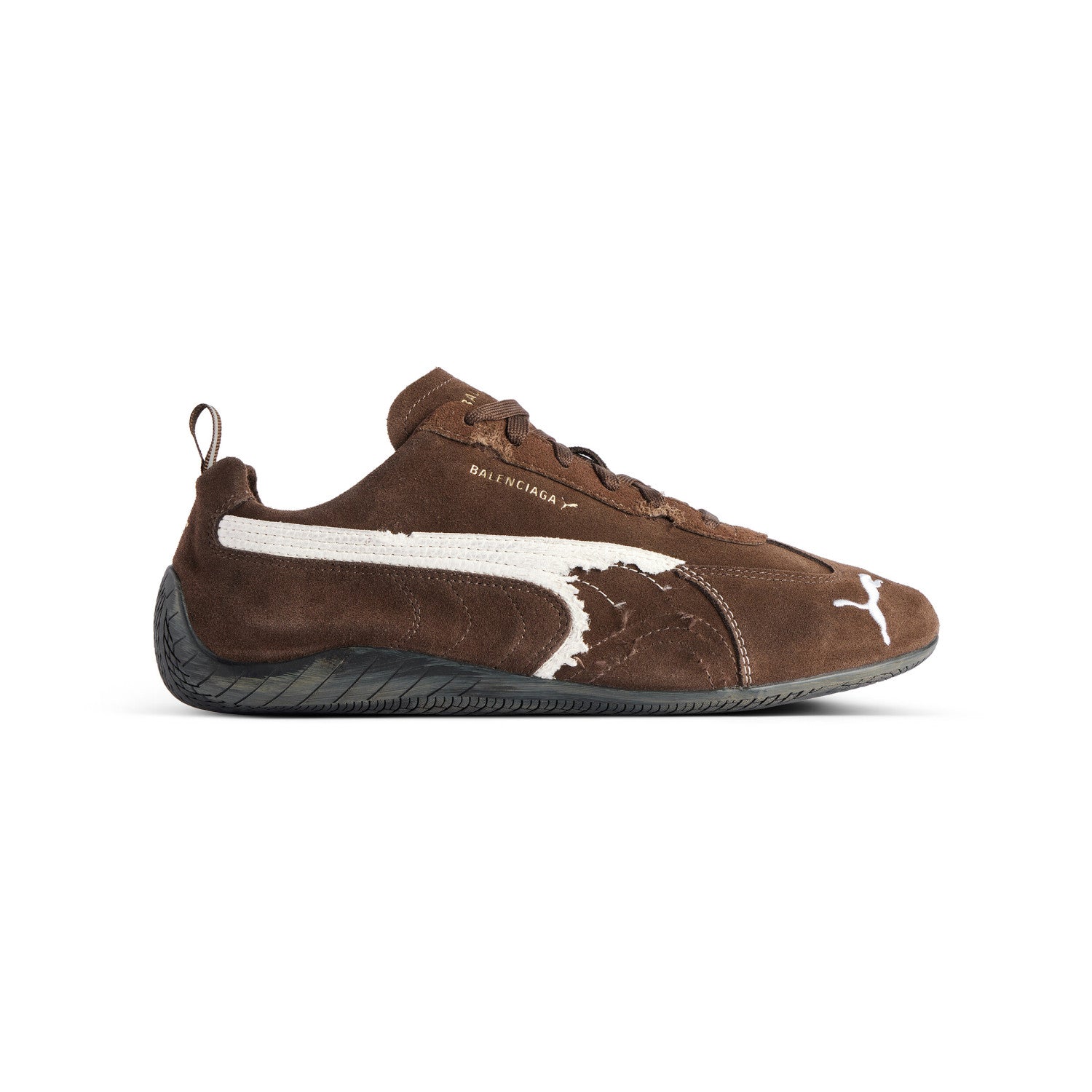 Balenciaga X PUMA SPEEDCAT BALENCIAGA Men's And Women's Spring/fall Fashion Casual Round Toe Lace Up Flat Low Top Thin Suede Sneakers Casual Shoes #79286