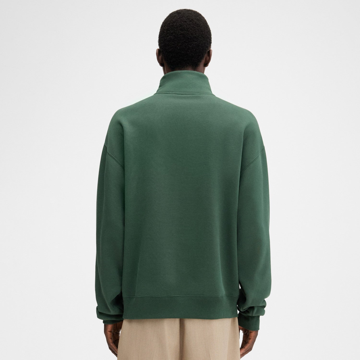 Jacquemus Men's Spring/Fall Fashion Casual High Neck Half Zip Embroidered Knit Logo Sweatshirt #78534