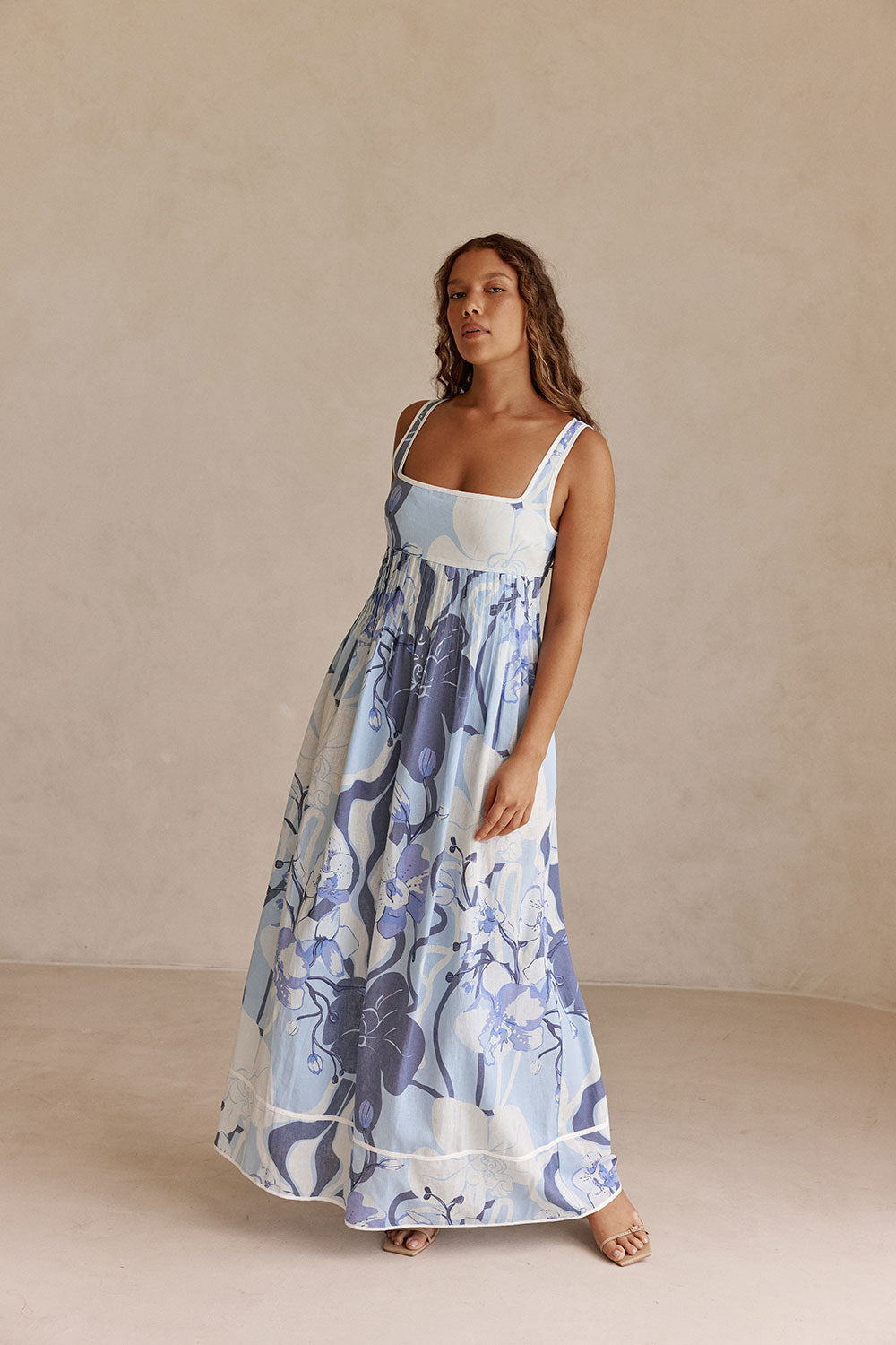 Alista Dress - Bouquet Blu