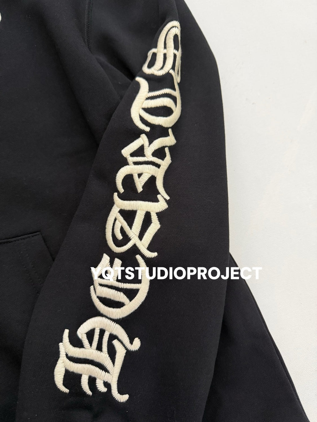Chrome Hearts Men's And Women's Spring/Fall Fashion Casual Solid Color Collared Half-Zip Sweatshirt Solid Color Relaxed Wide Leg Pants Suit Set #79526