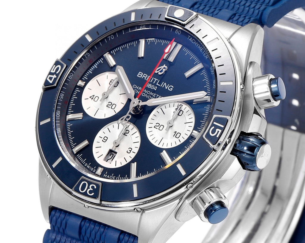 Breitling Silicone Bracelet Mechanical Watch #96675