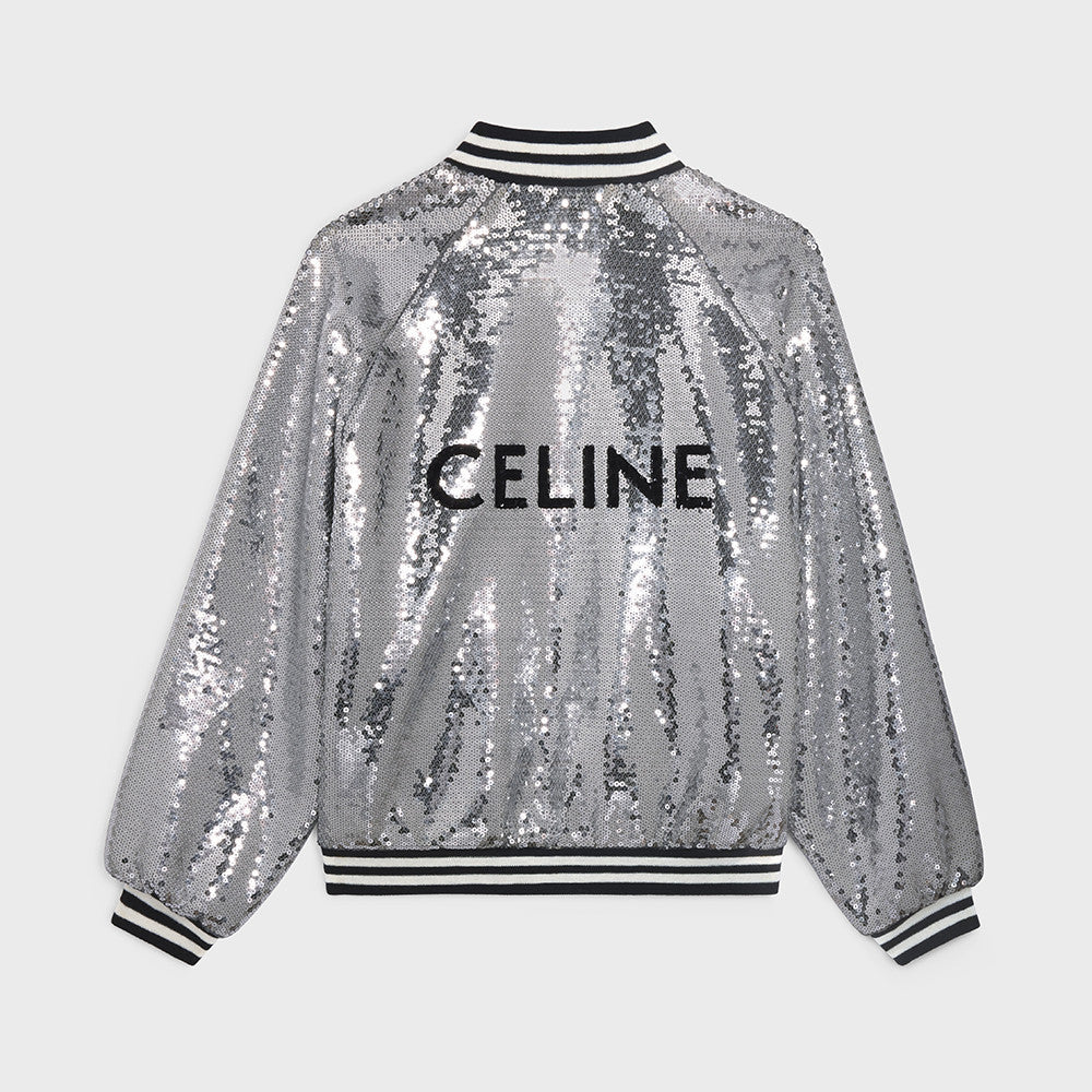 Celine Sequin Bomber Jacket #288699