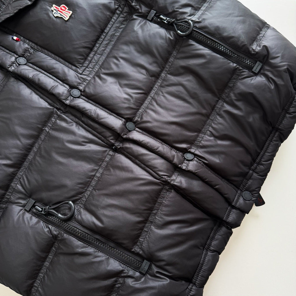 Moncler Grenoble Nantu Collection Men's And Women's Zipper Pocket Reflective Details Vest  Black #332207