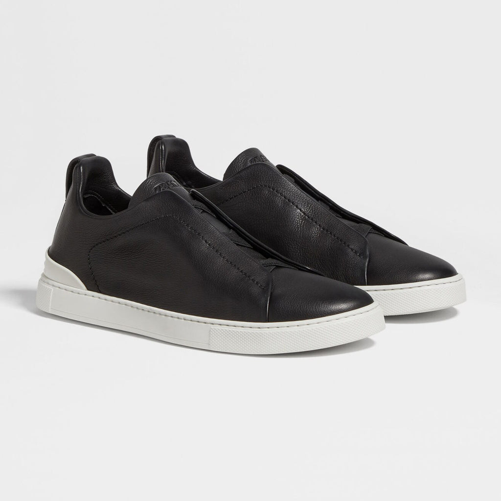 Ermenegildo Zegna TRIPLE STITCHâ„?SECONDSKIN Luxury Casual Shoes Men's All-Season Genuine Leather Fashion Footwear Lace-Free Comfort Shoes #81456