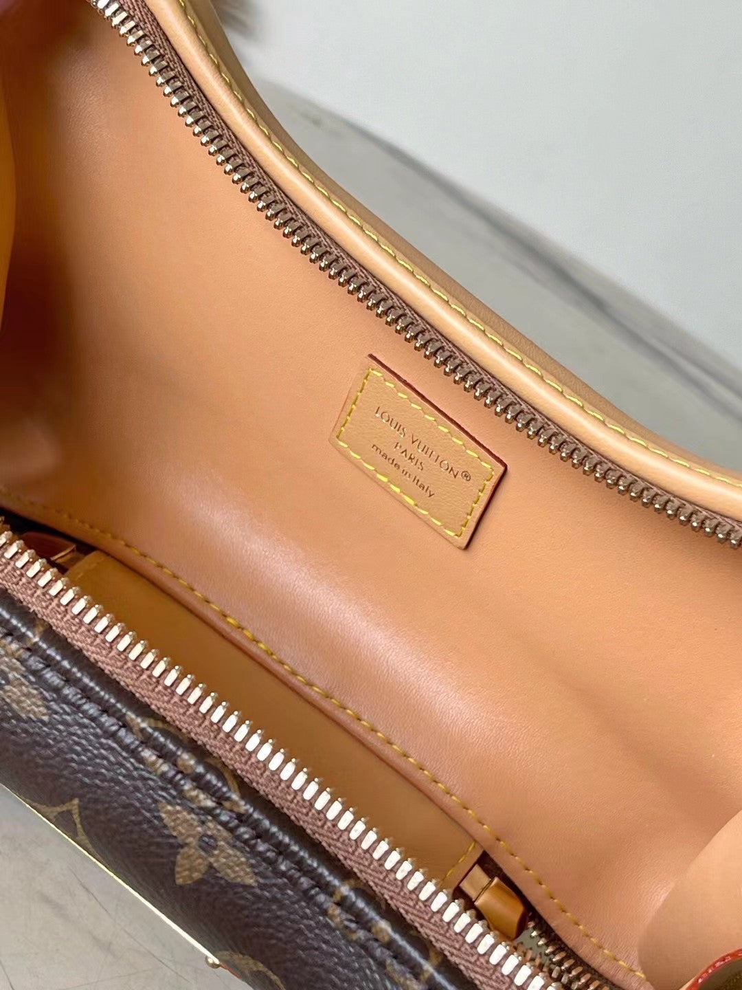 Louis Vuitton Women's BONE Mini Handbag Adjustable Detachable Shoulder Strap Logo Solid Color Leather Crossbody Bag Bags M12615 #81164
