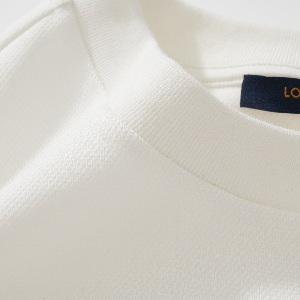 Louis Vuitton Men's Summer Solid Colour Pocket Round Neck Cotton Short Sleeve T-Shirt #99494