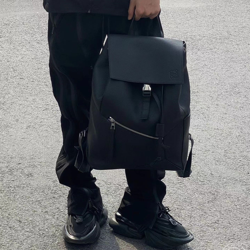 Loewe Jigsaw Backpack Men's Spring And Summer Fashion Luxury Temperament Colour Blocking Shoulder Bag Bags #81371