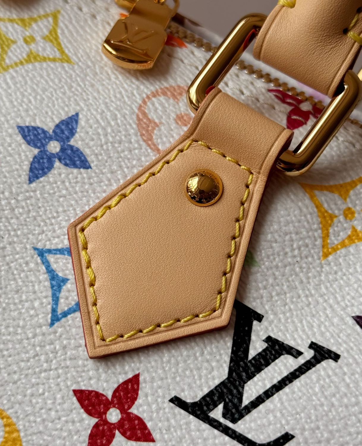 Louis Vuitton Lv X Tm Speedy Bandoulière 25 Women's Colorful Monogram Print Adjustable Detachable Strap Leather Shoulder Crossbody Bag Tote Bags #76128