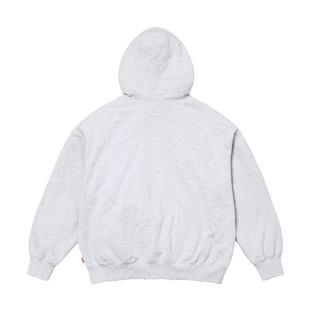 SUPREME X MM6 MAISON MARGIELA Men's Spring/Autumn Solid Colour Letter Print Hooded Skull Ghost Fire Print Zipper Long Sleeve Hooded Jacket #77861