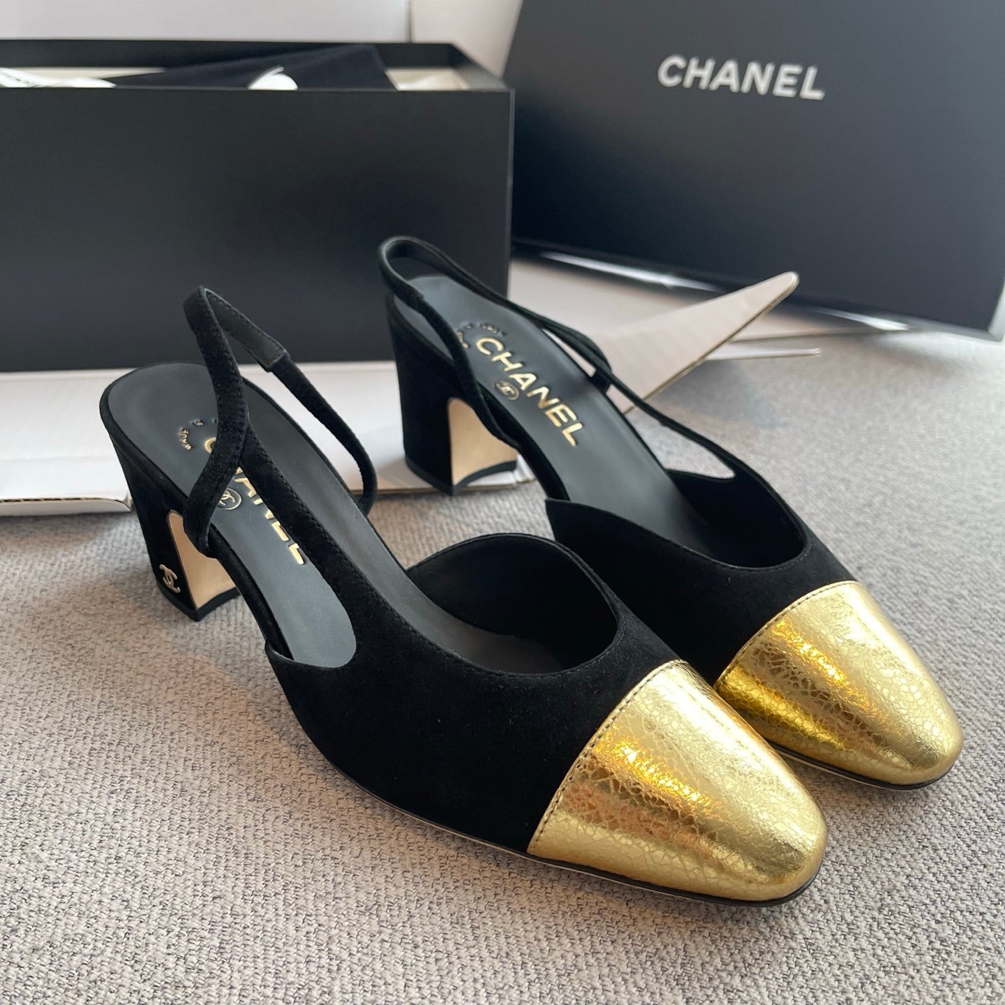 Chanel Bow Ballet Shoes #381461
