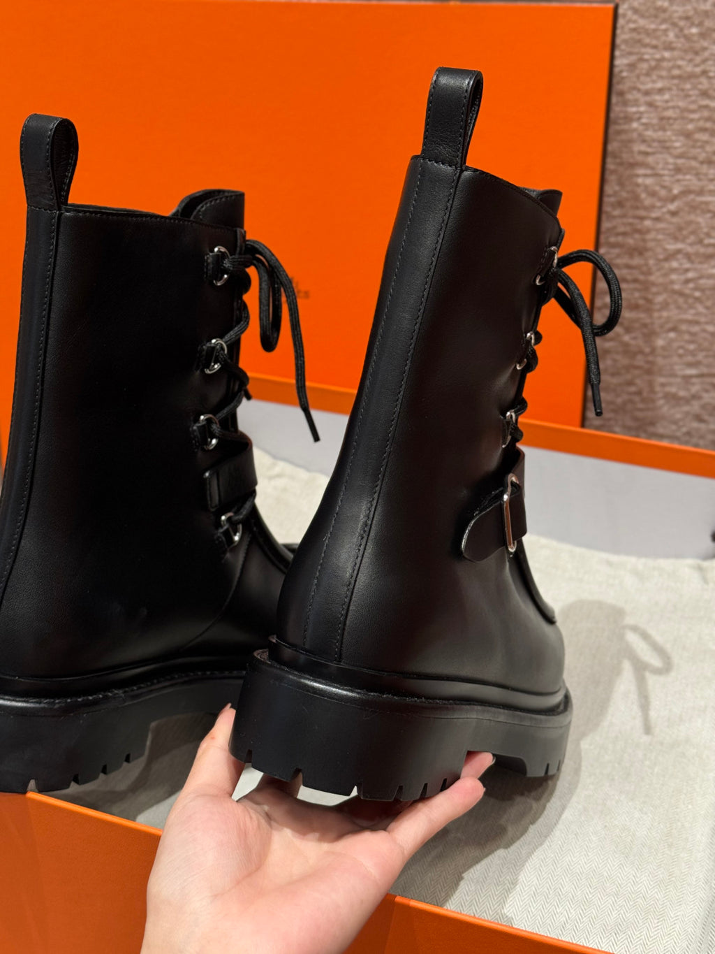 Hermès Women's Land ankle boot Black #330321