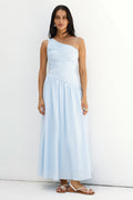 Lexi Love One Shoulder Maxi Dress Blue