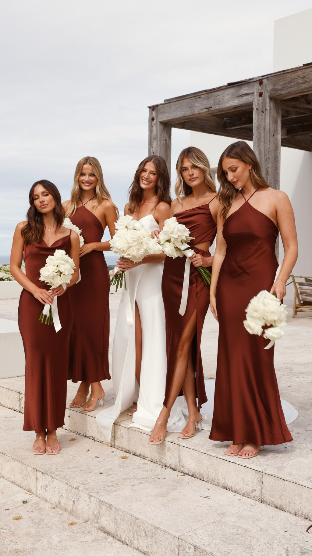 Chiara Maxi Dress - Brown