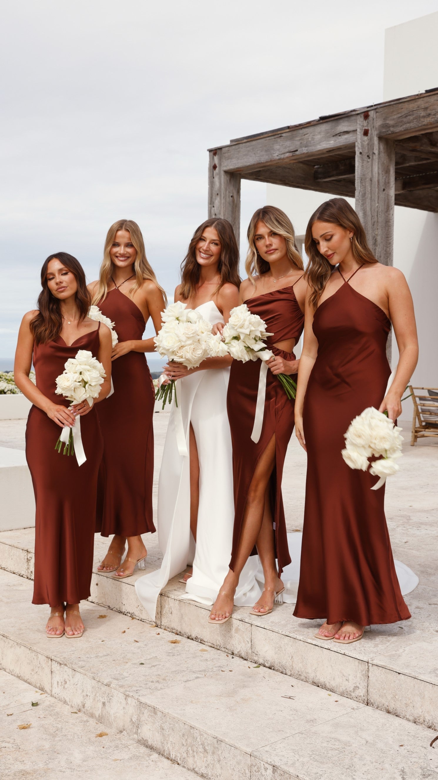 Chiara Maxi Dress - Brown