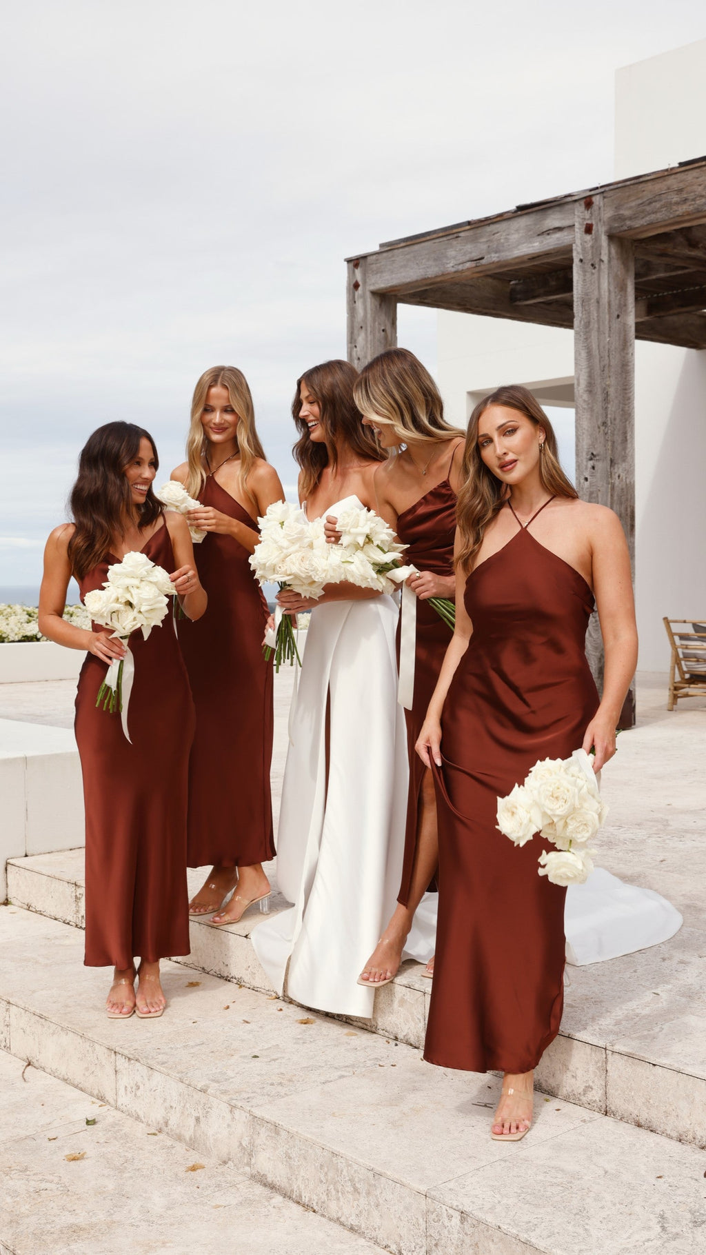 Nyla Maxi Dress - Brown