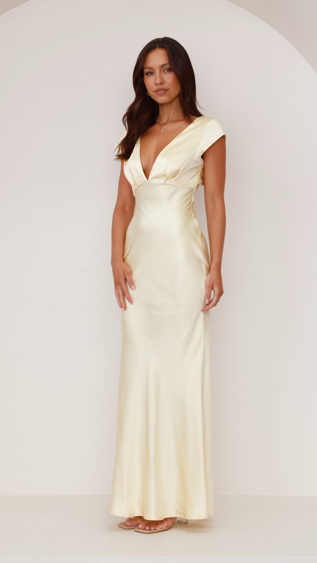 Amelia Maxi Dress - Yellow