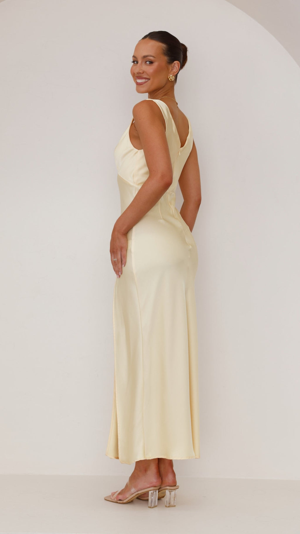 Taylor Maxi Dress - Lemon