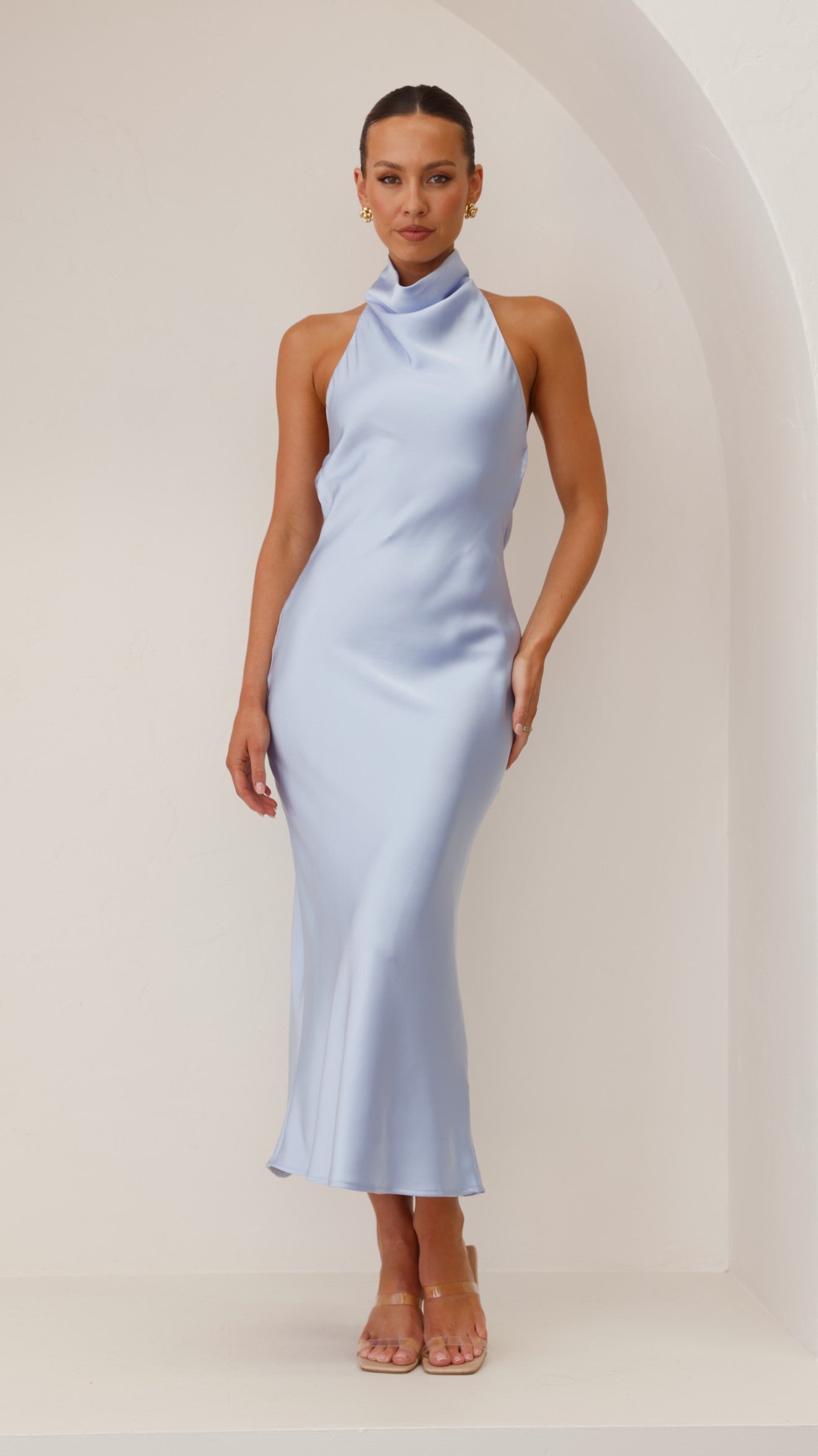 Rina Midi Dress - Blue Bell