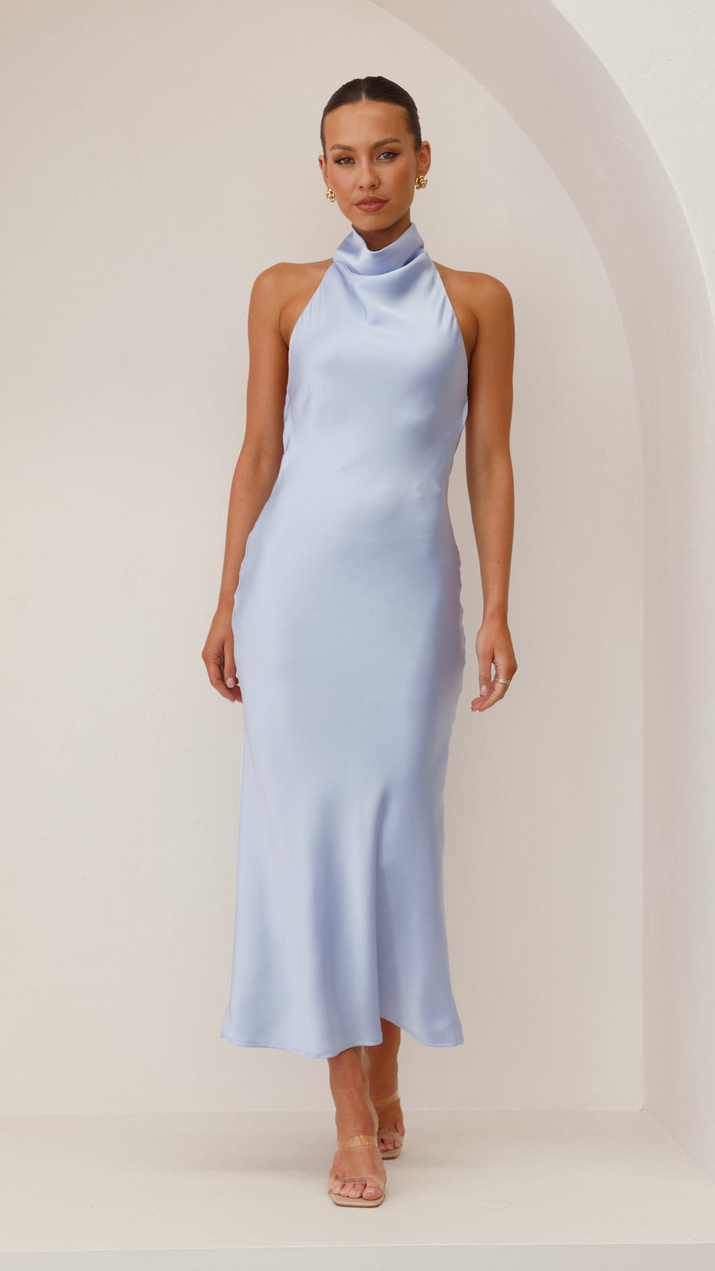 Rina Midi Dress - Blue Bell