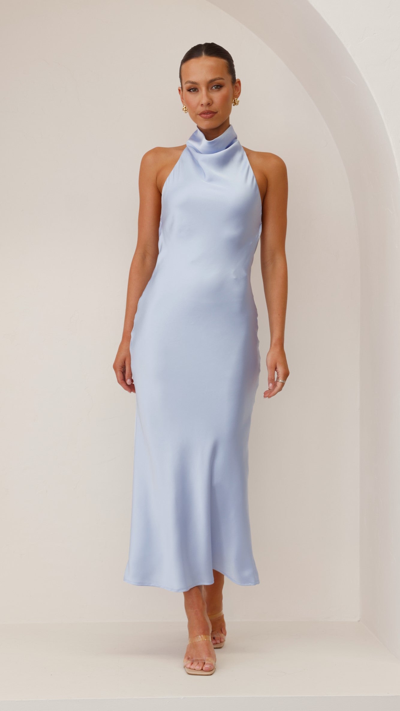 Rina Midi Dress - Blue Bell