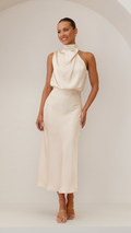 Esther Maxi Dress - Soft Gold