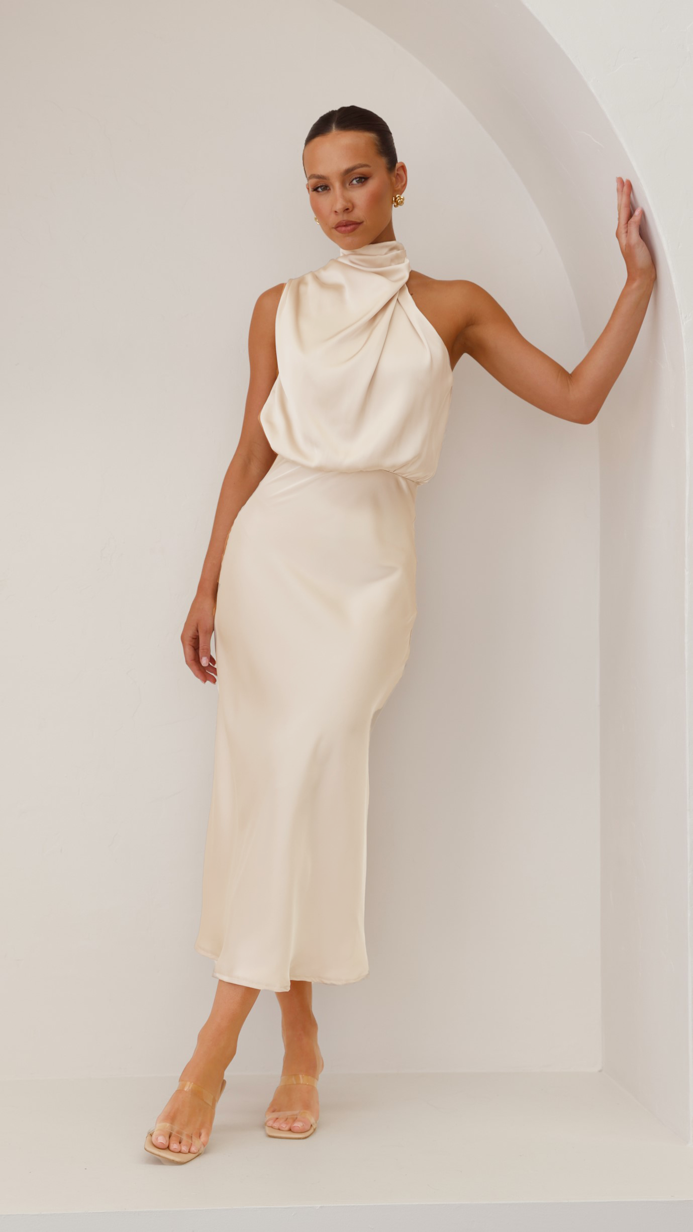 Esther Maxi Dress - Soft Gold