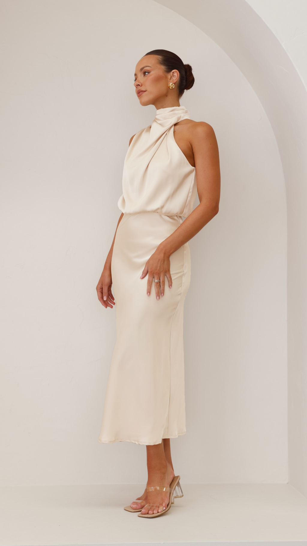 Esther Maxi Dress - Soft Gold
