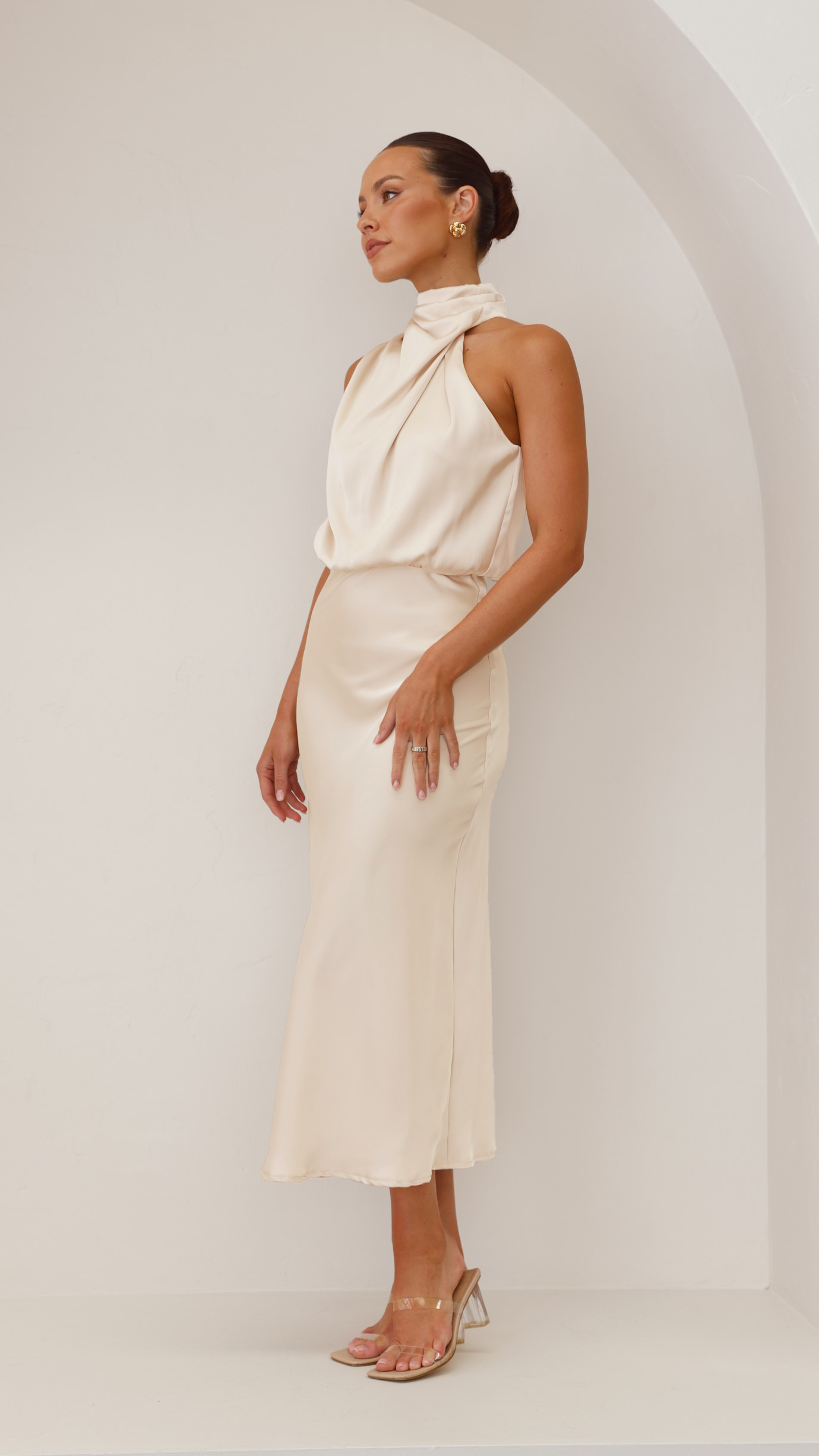 Esther Maxi Dress - Soft Gold