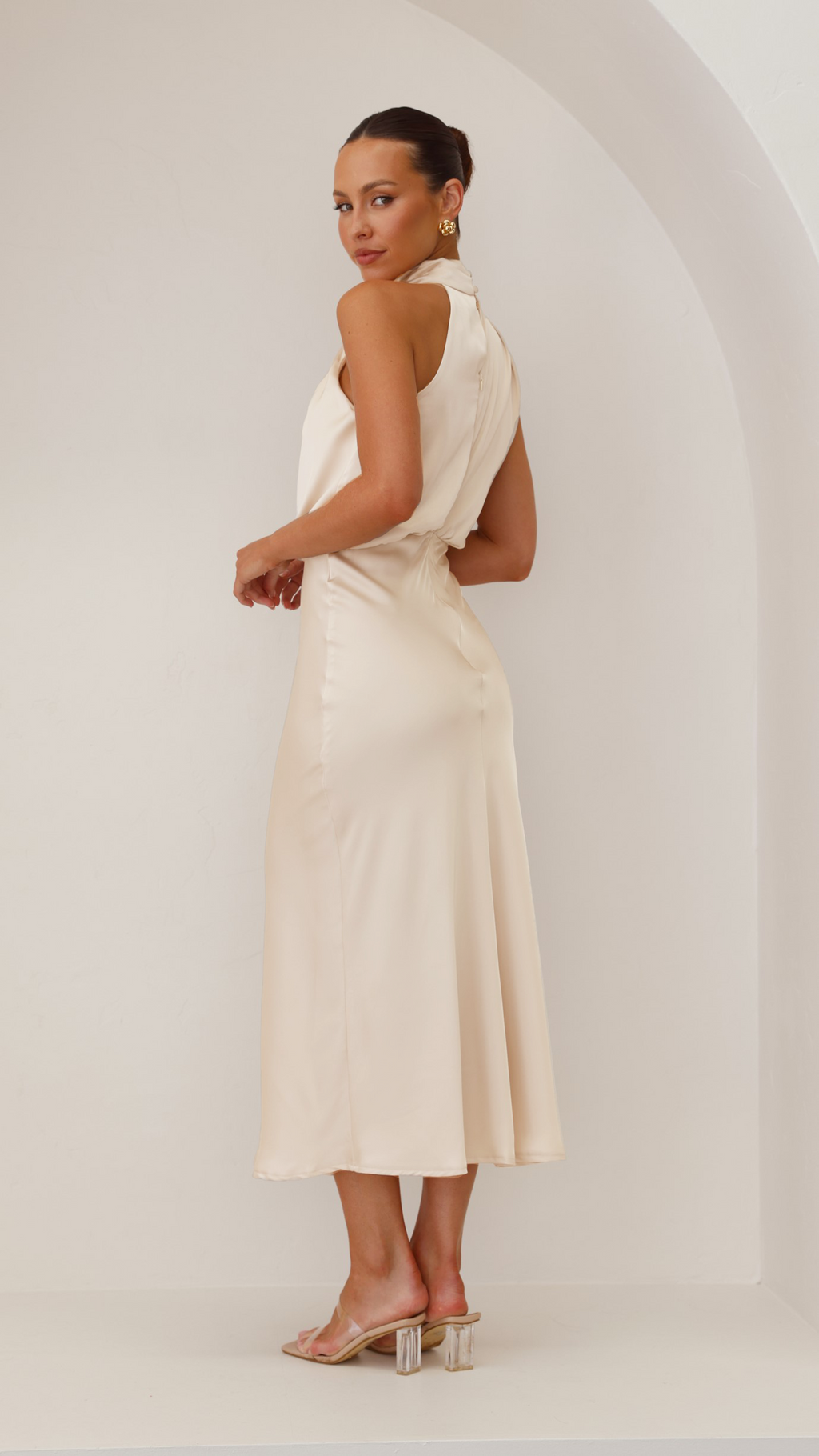 Esther Maxi Dress - Soft Gold