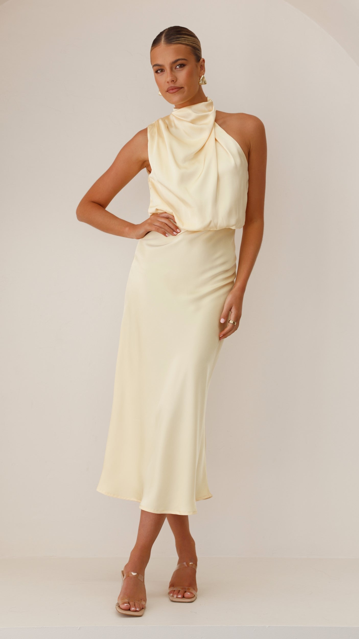 Esther Maxi Dress - Lemon