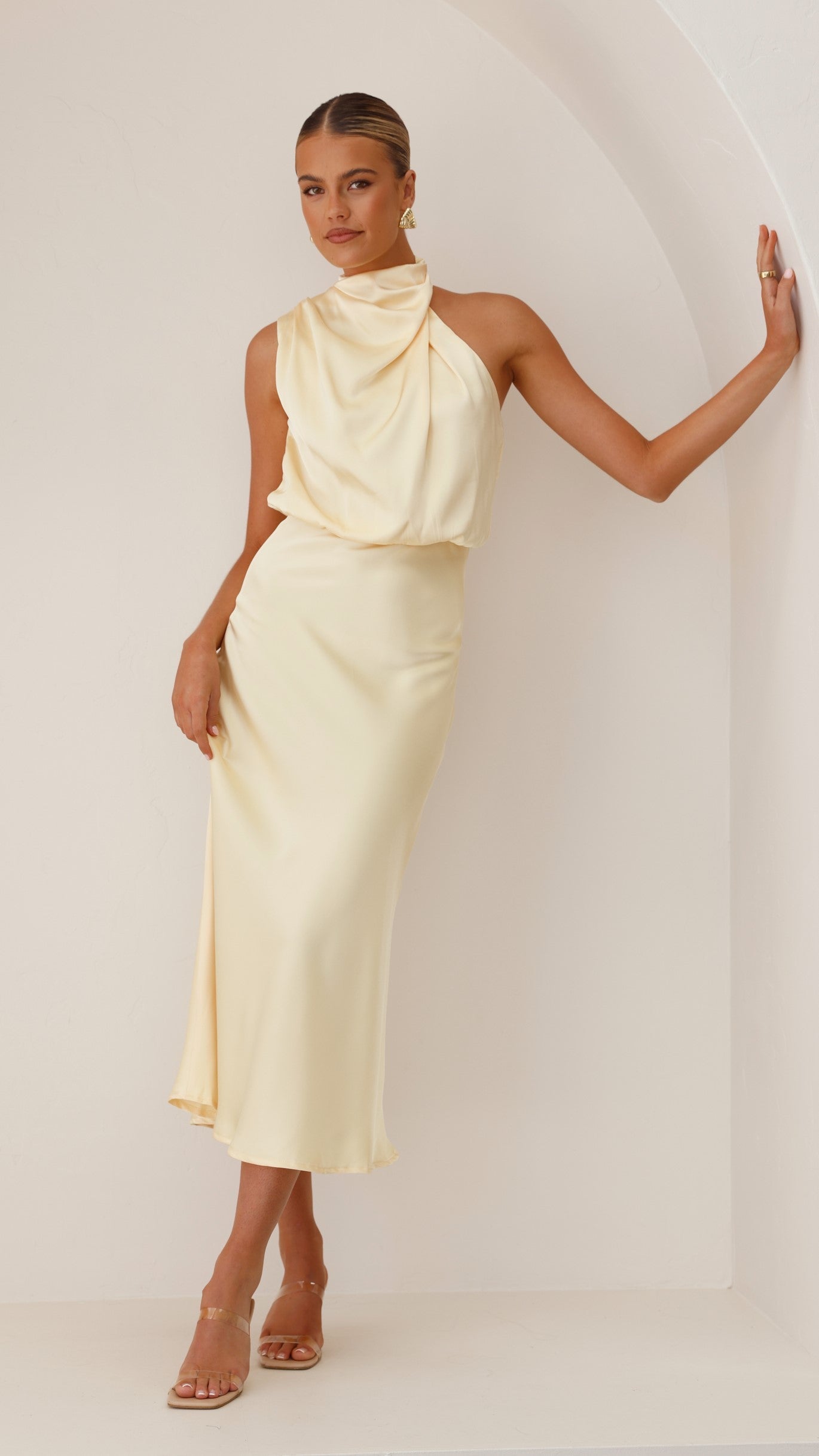 Esther Maxi Dress - Lemon