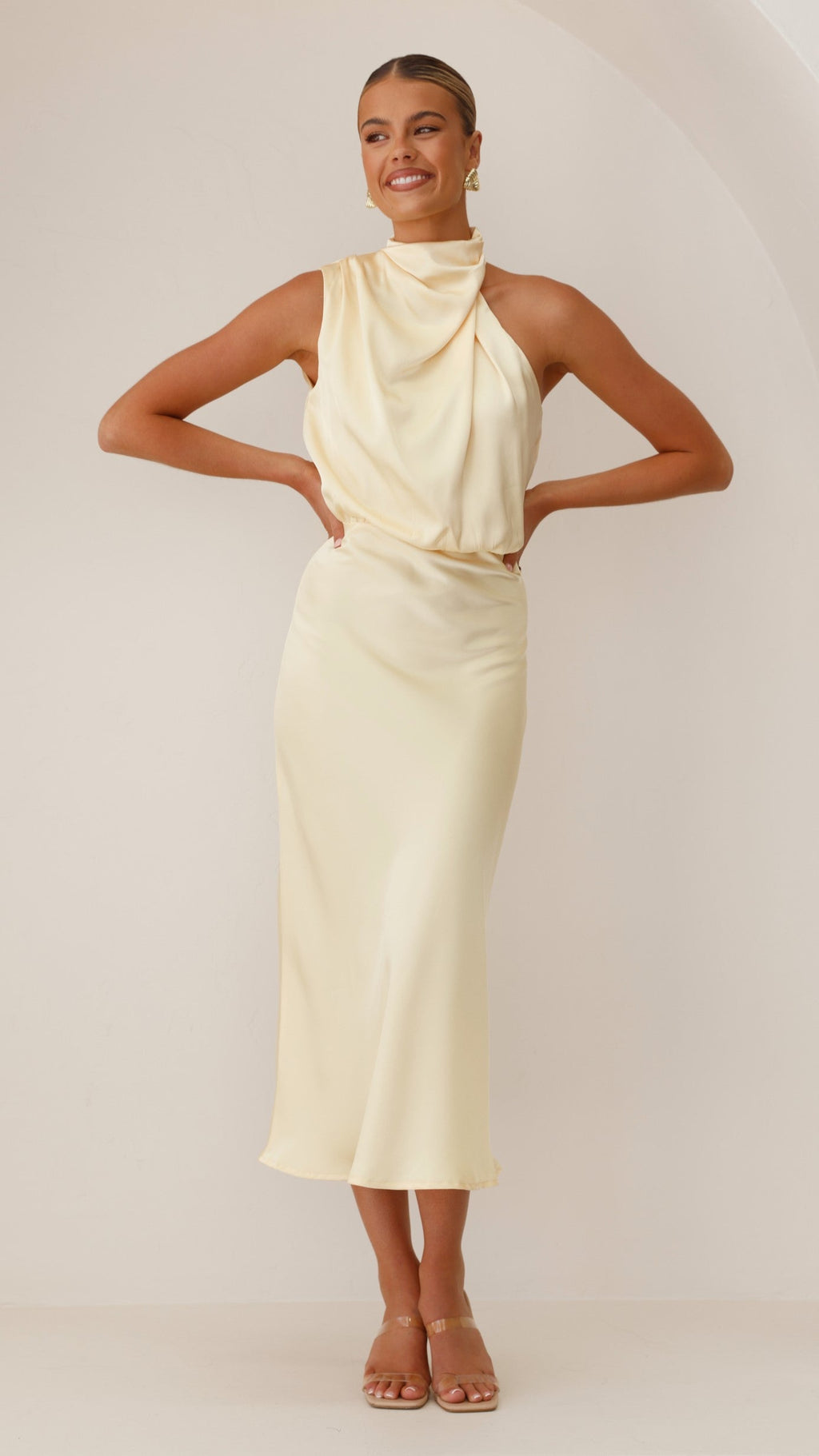 Esther Maxi Dress - Lemon