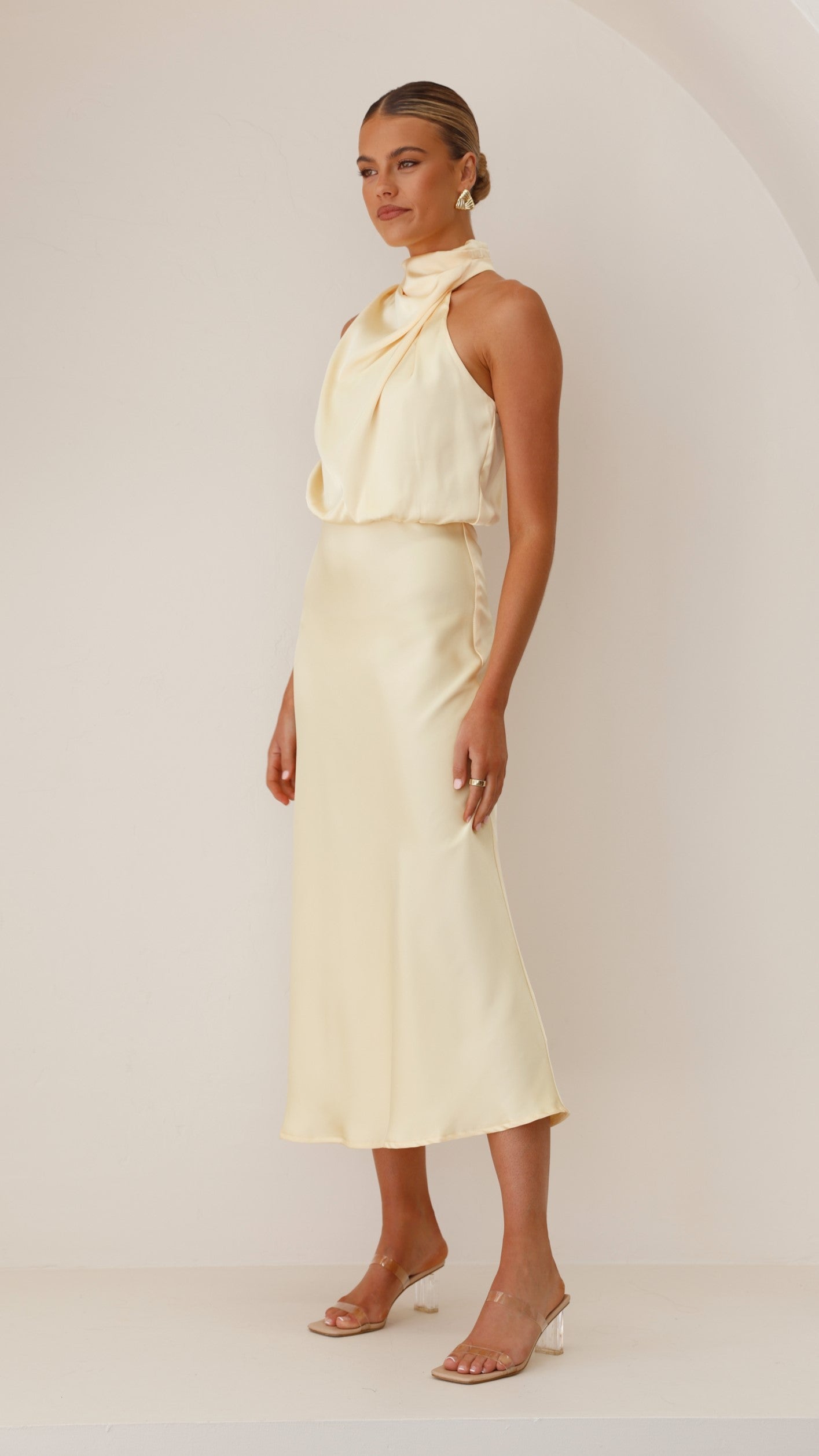 Esther Maxi Dress - Lemon