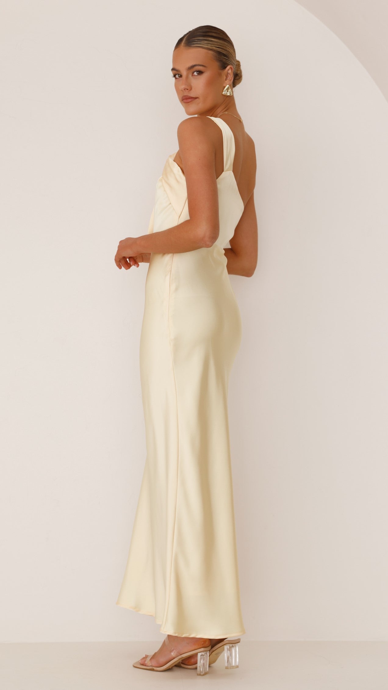 Greta Maxi Dress - Lemon