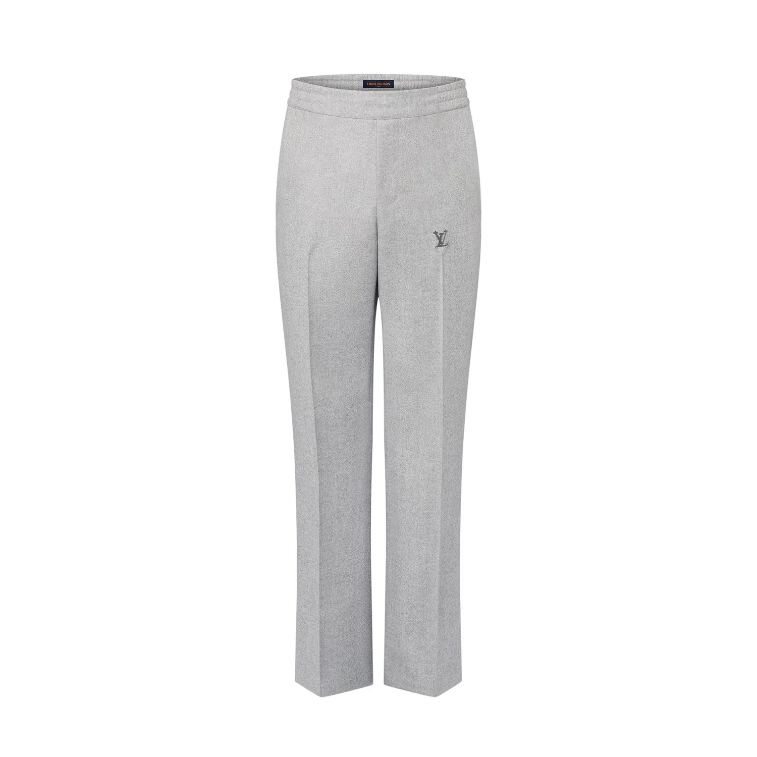 Louis Vuitton Men's Spring And Fall Solid Color Wool Fabric Drawstring Tie Casual Pants #76271