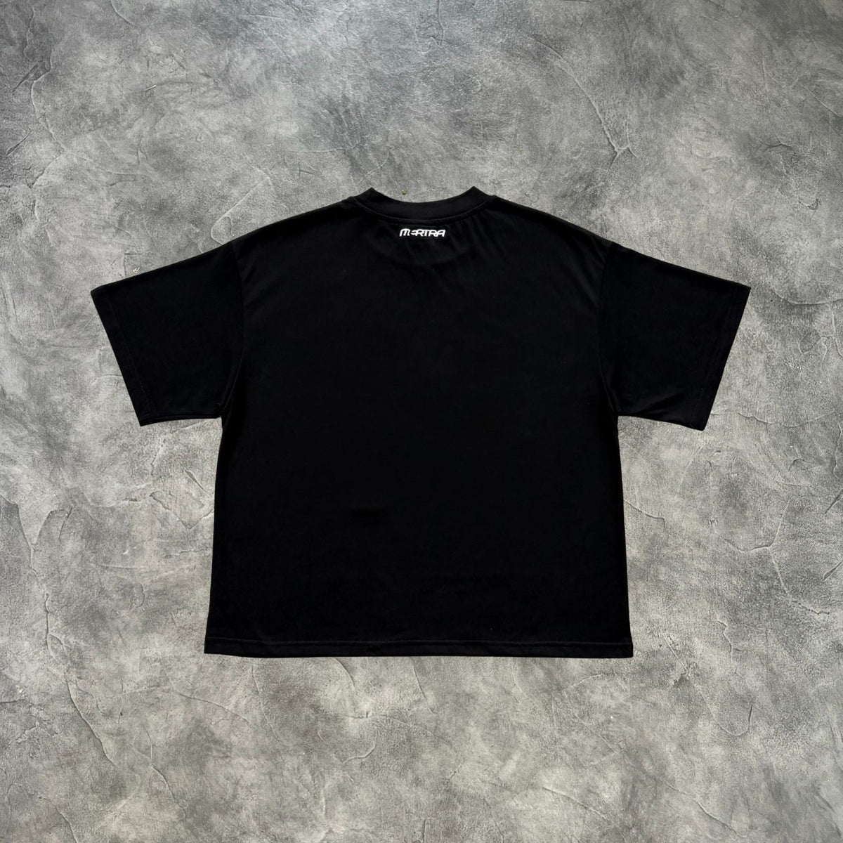 Mertra Stacked Logo T-Shirt Black