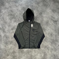 Mertra Asymmetrical Plaid Jacket Green