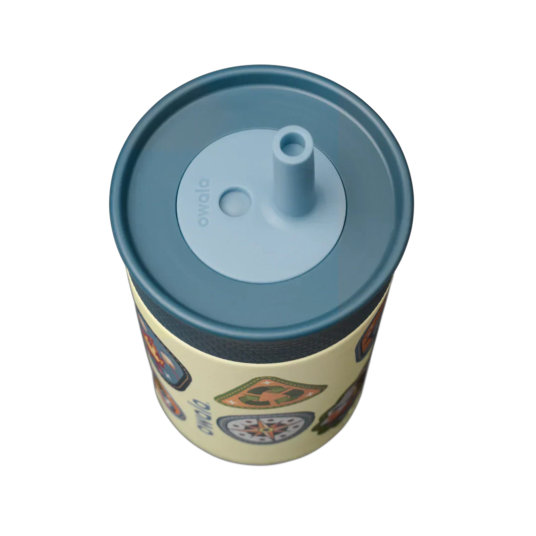 Owala Kids' Tumbler Spill resistant. Easy to clean. BPA free.