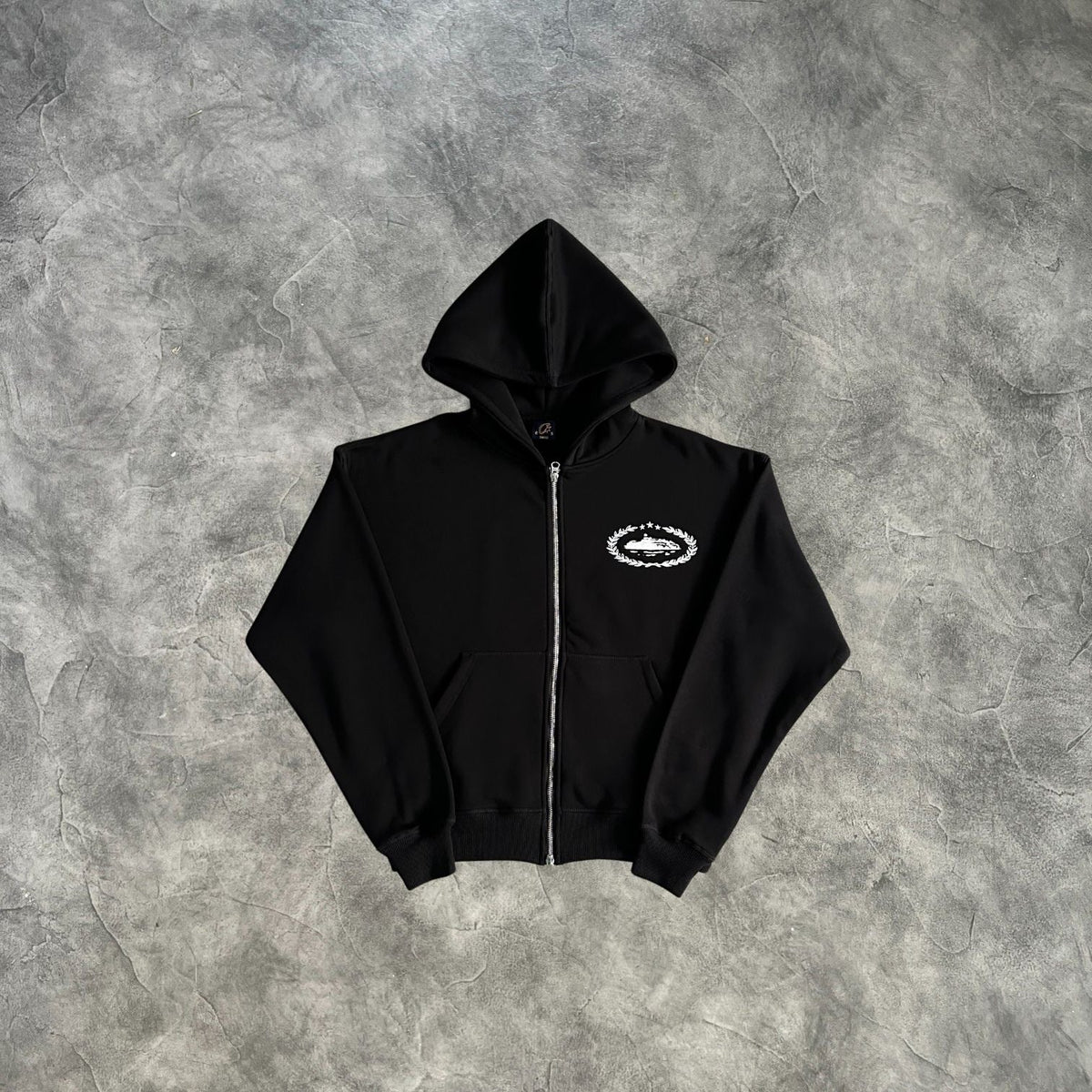 Corteiz Superior Royale Zip-Up Tracksuit Black