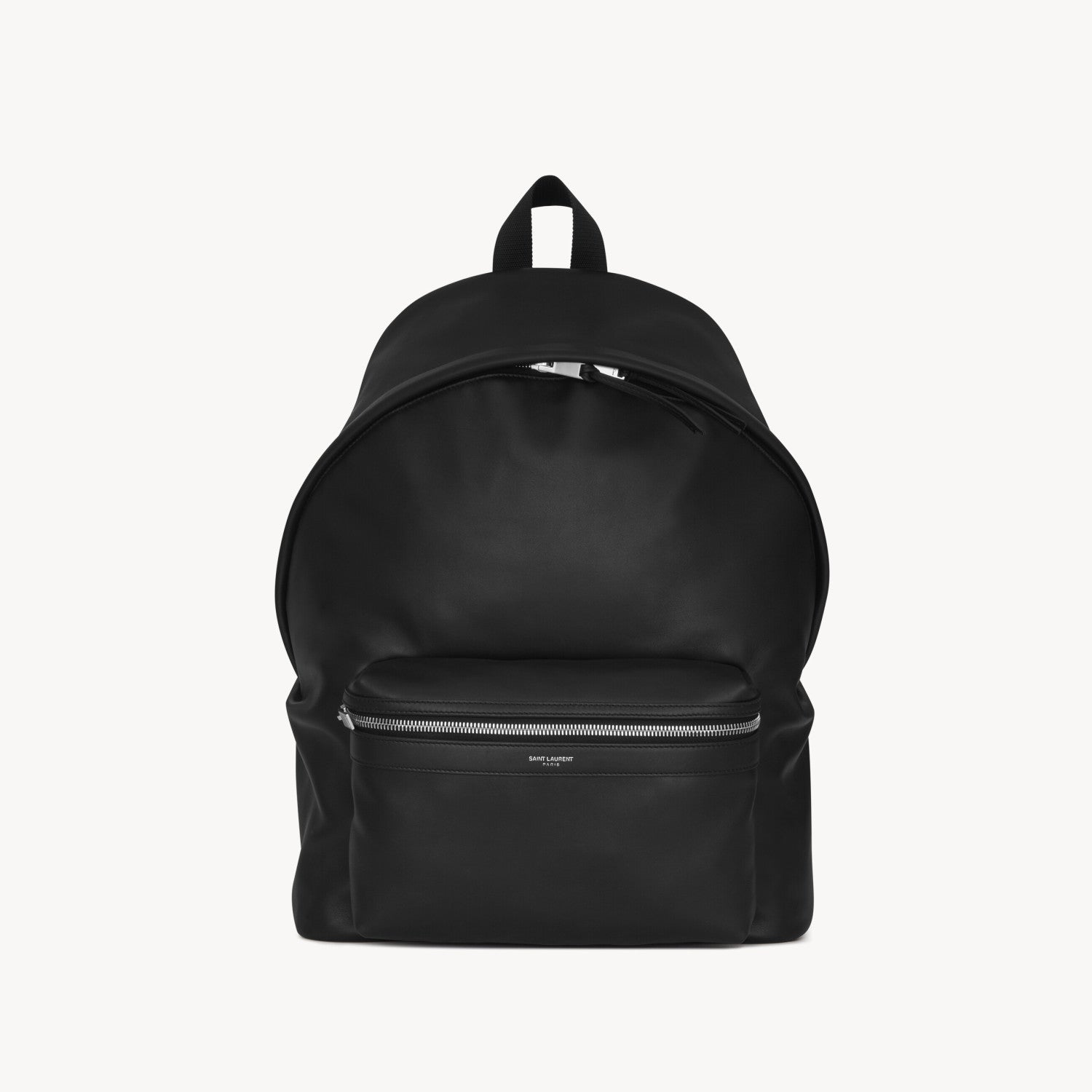CITY Saint Laurent Embroidered Letter Fabric Leather Panel Backpack Schoolbag Bag Bags #76462
