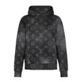 Louis Vuitton Men's Spring/Autumn Black Logo Printed Classic Hooded Sweatshirt #74298