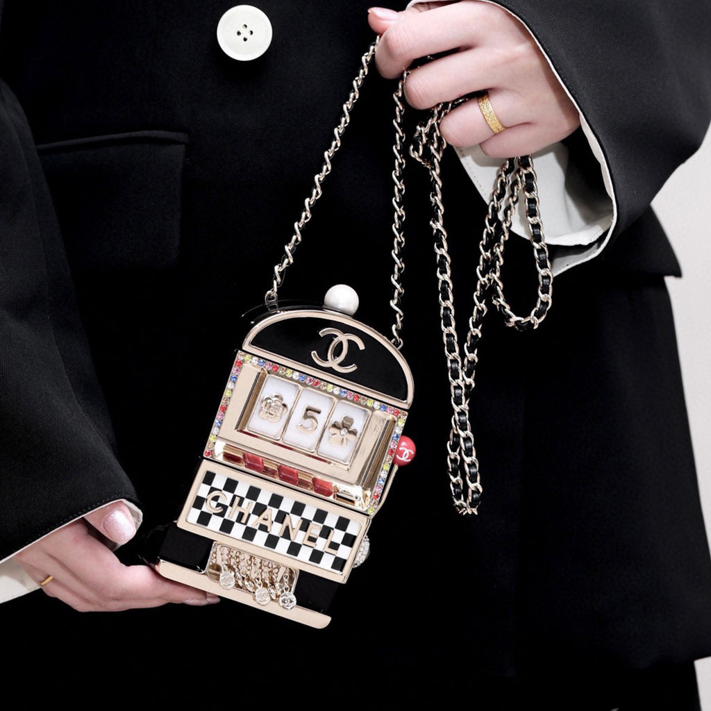 Chanel Women's Fashion Mini Acrylic Game Machine Bag Letter Geometry Pattern Casual Crossbody Bag #71235