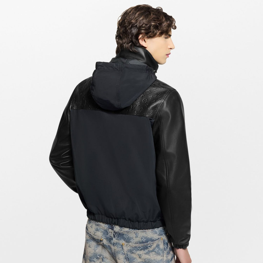 Louis Vuitton Leather Mix Windbreaker #336815