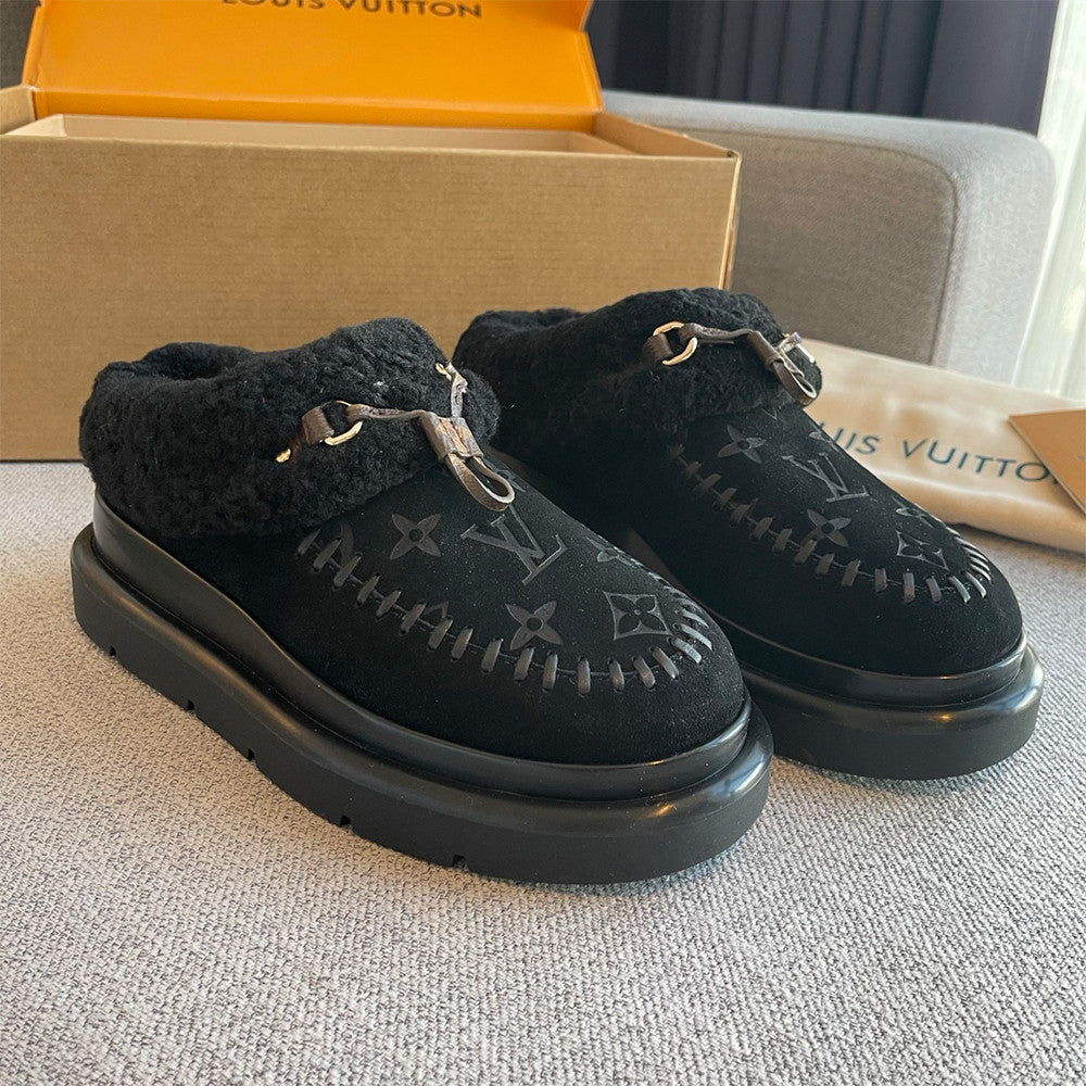 Louis Vuitton Cortina Closed Mule Shoes #334366