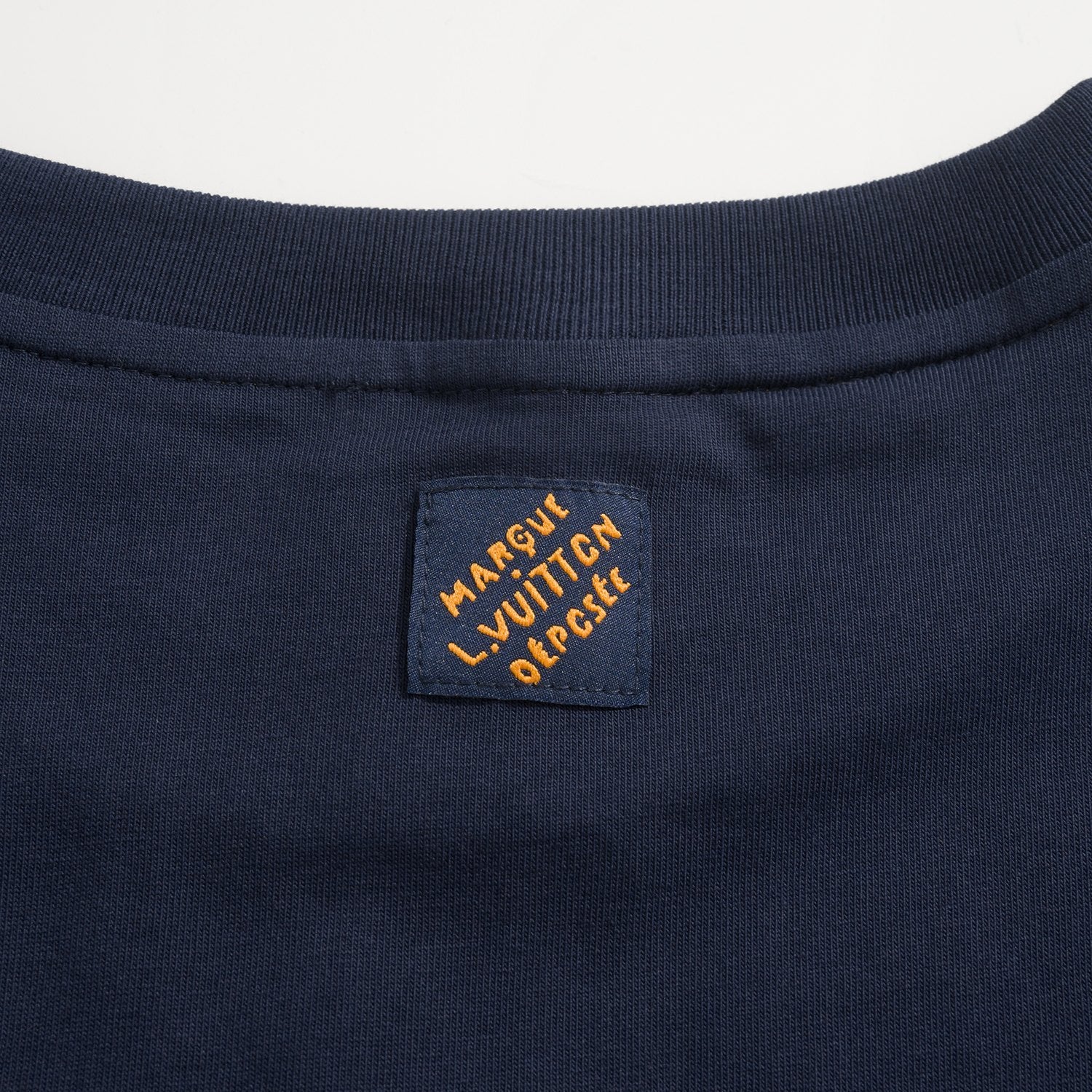 Louis Vuitton Men's Summer Solid Color Fashion Casual Letter Embroidery Short Sleeve Cotton T-Shirt #78192