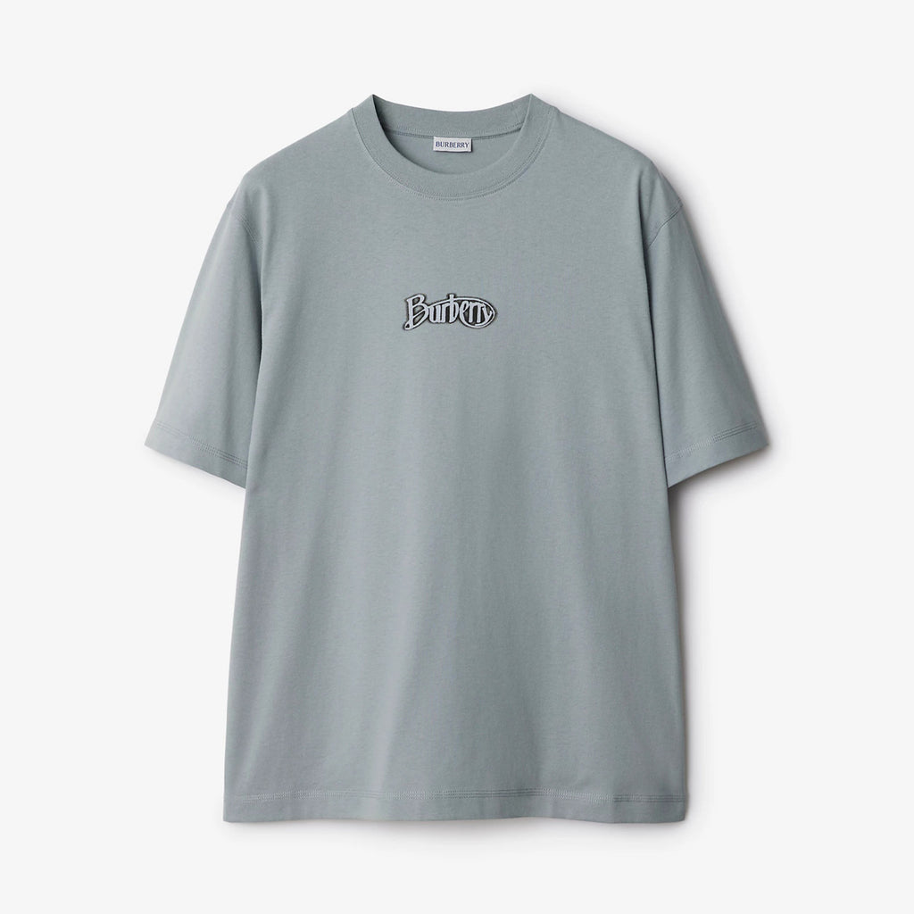 Burberry Men's Summer Logo Printed Cotton Short Sleeve Solid Color Round Neck Pullover T-Shirt #76213