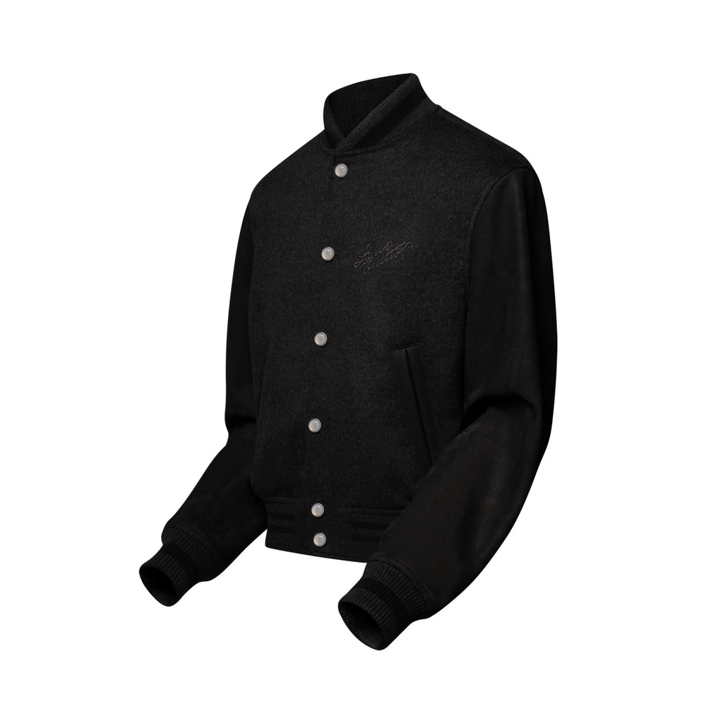 Louis Vuitton Men's Spring/autumn Fashion Casual Solid Color Single Breasted Suede Sheepskin Leather Jacket Sweatshirt Jacket #78395