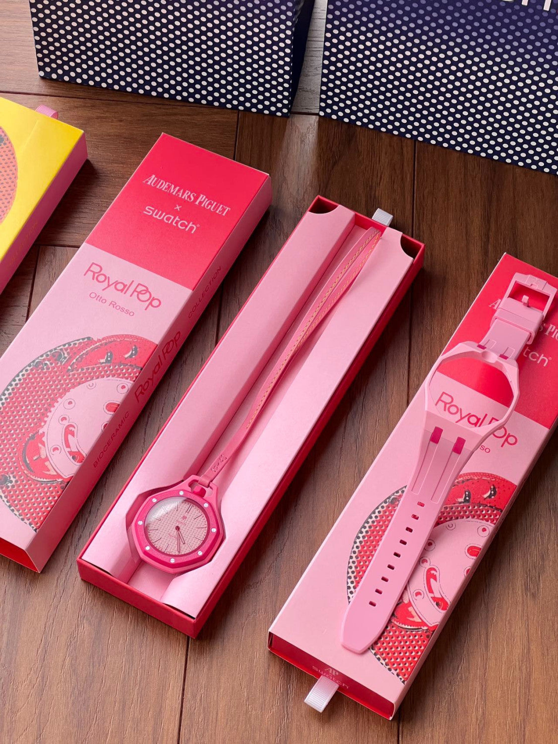 AUDEMARS PIGUET ¡Á SWATCH OTG ROZ Royal Pop Collection #385674