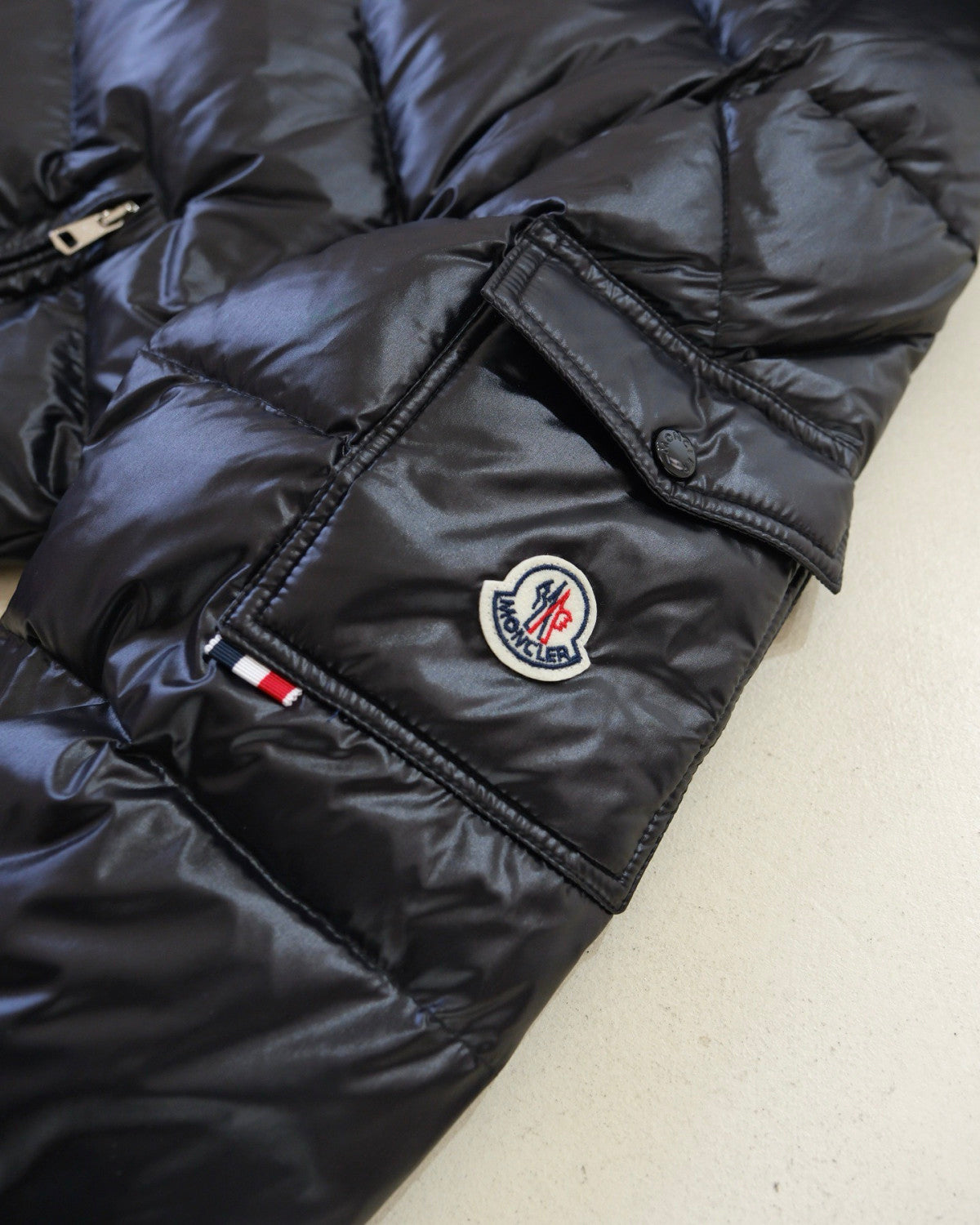 Moncler Black Maljasset Hooded Short Down Jacket #334164